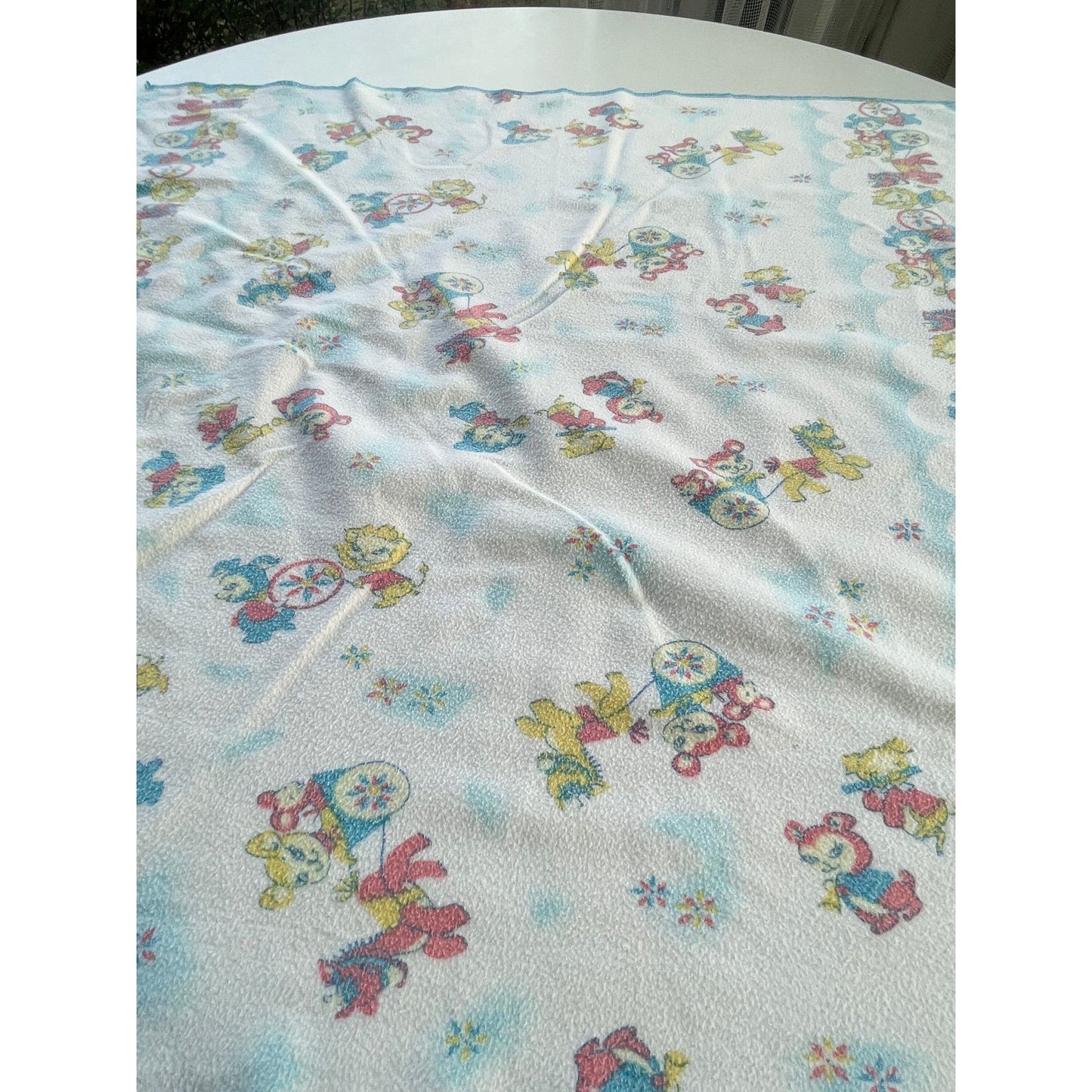 Vintage 60s baby blanket
