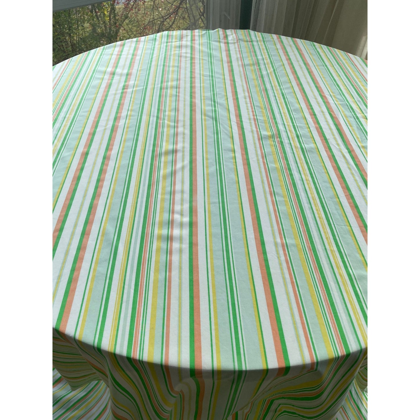 Vintage 70s flat sheet,  full / double size bed