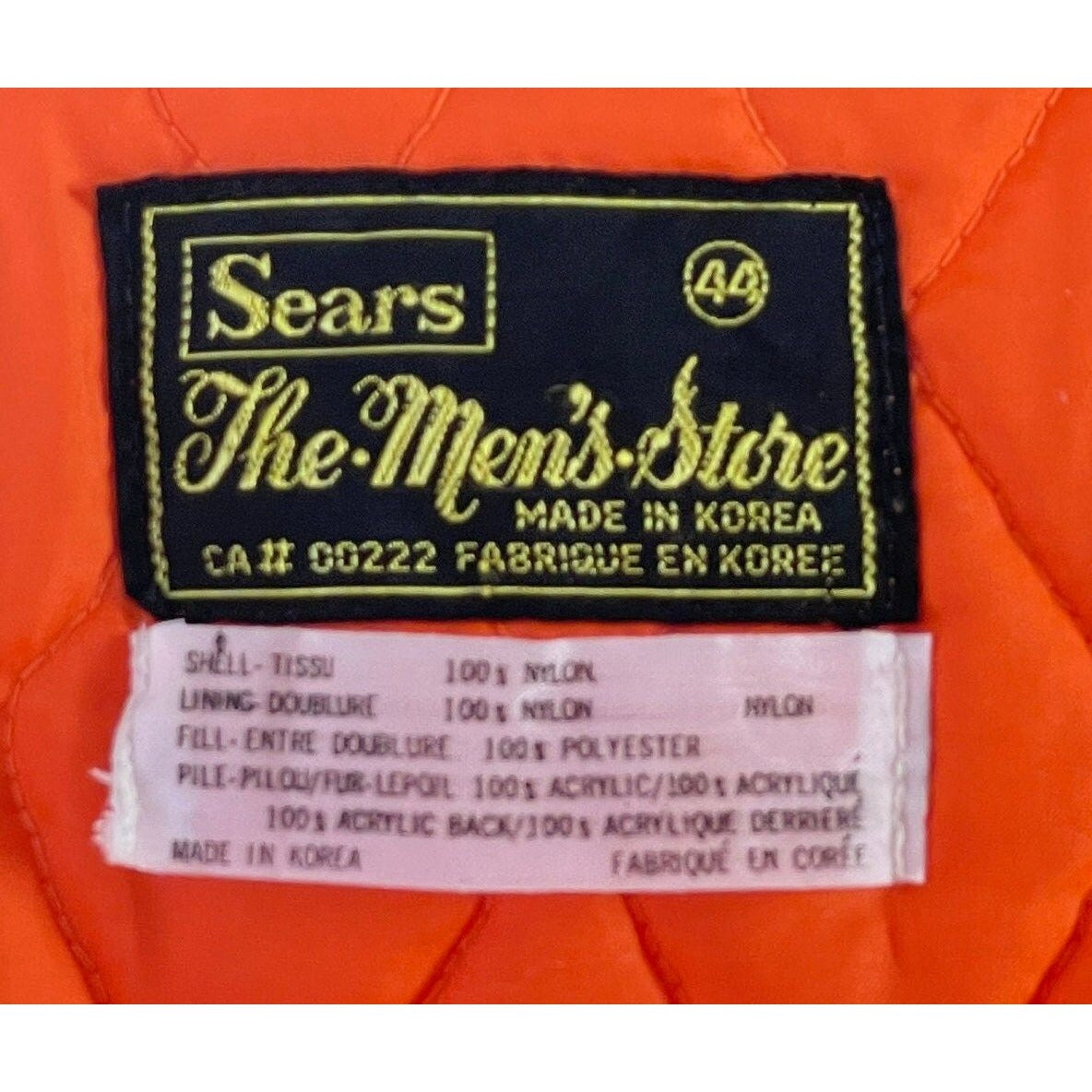 Vintage 70s parka, grey hooded winter jacket, Sears Men's