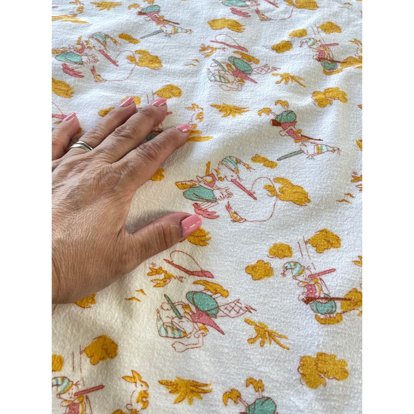 Vintage 60s baby blanket