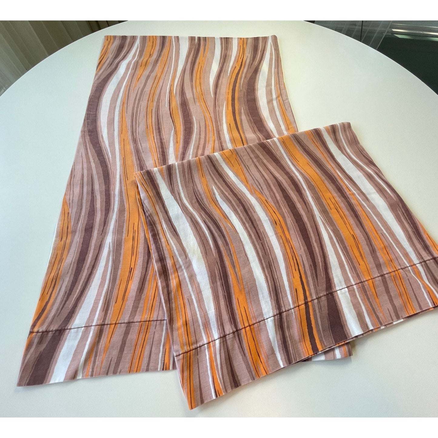 Vintage 70s pillowcases set, Wabasso