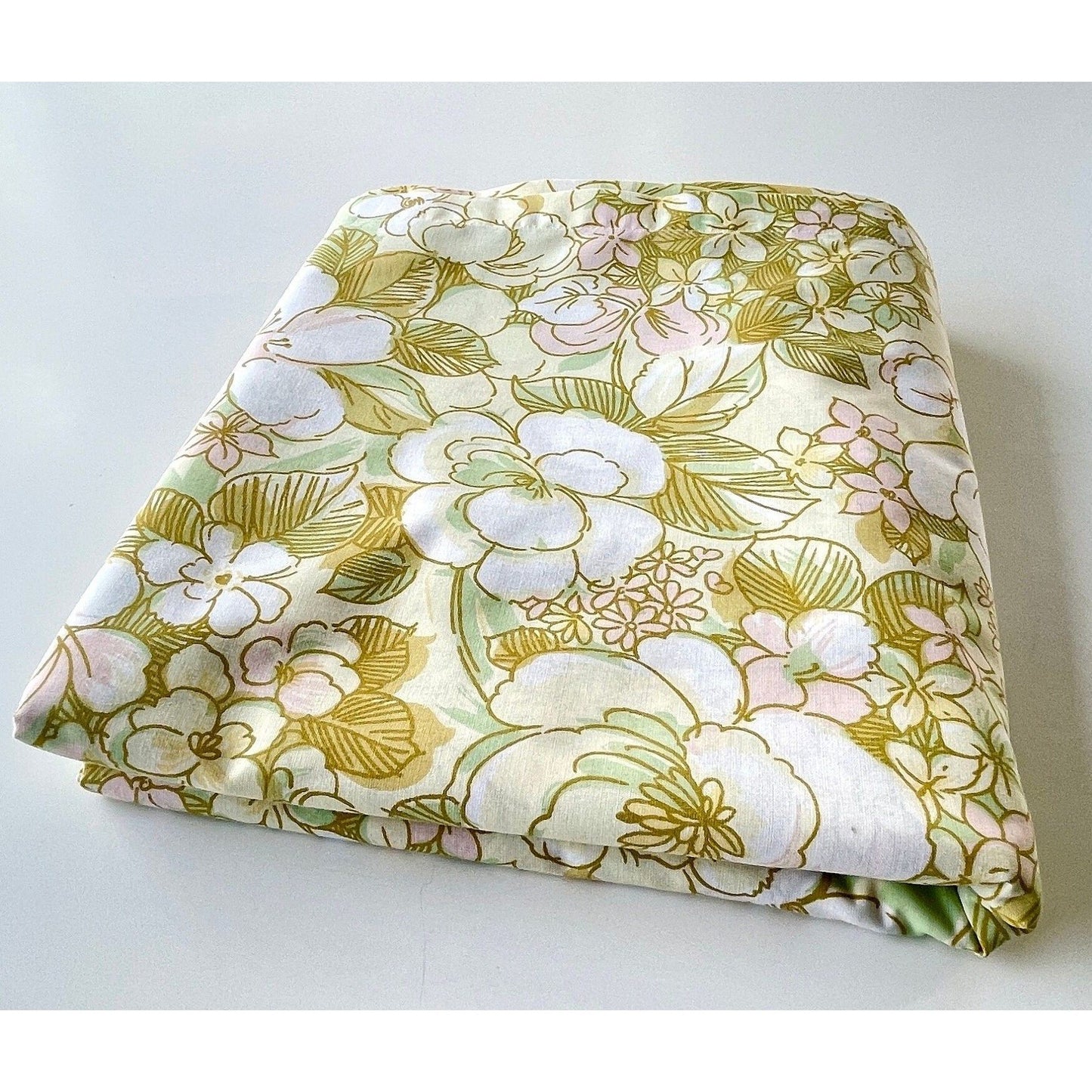 Vintage 70s King size flat sheet