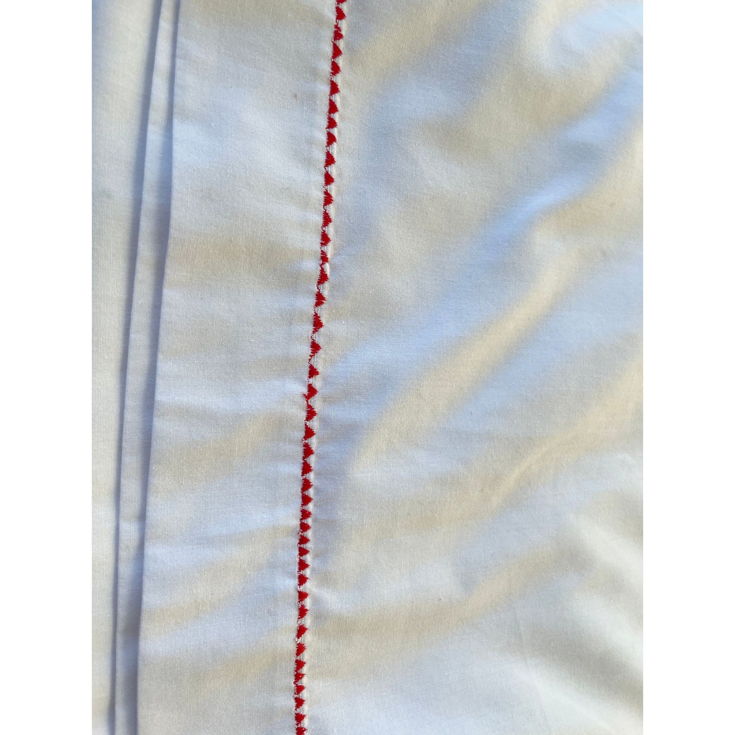 Vintage embroidered rectangular tablecloth, 86" x 48"