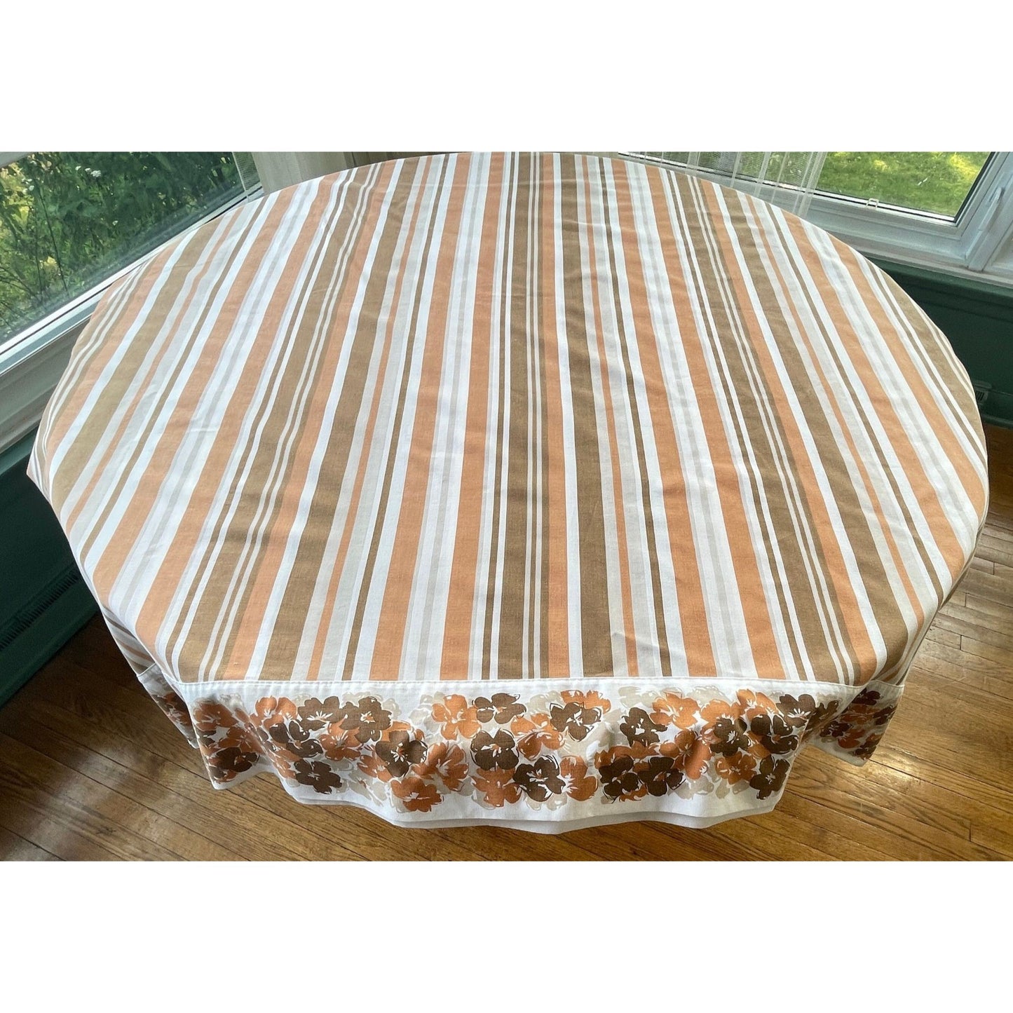 Vintage 70s King size flat sheet, TruPrest