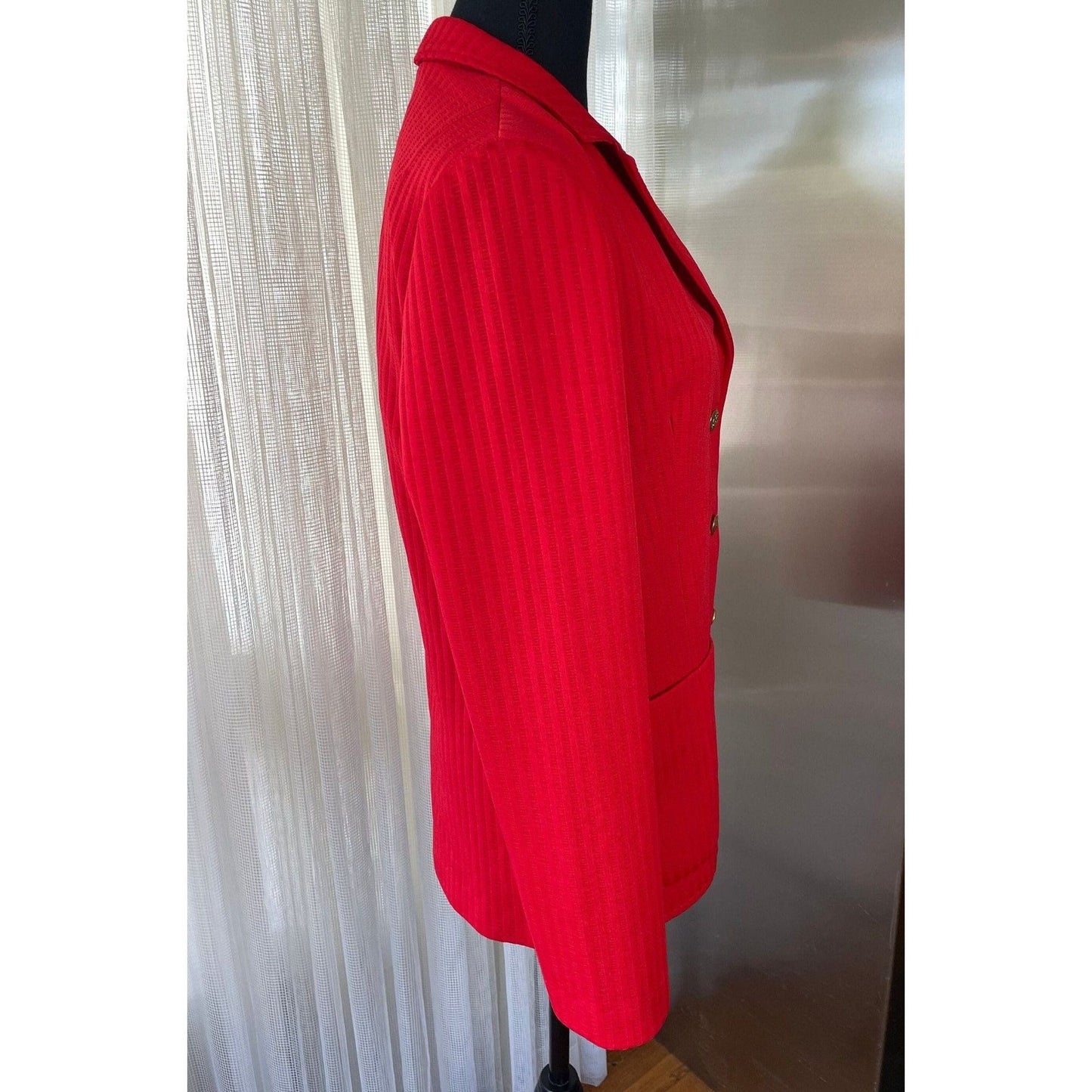 Vintage 80s blazer, red jacket, Hobnobber