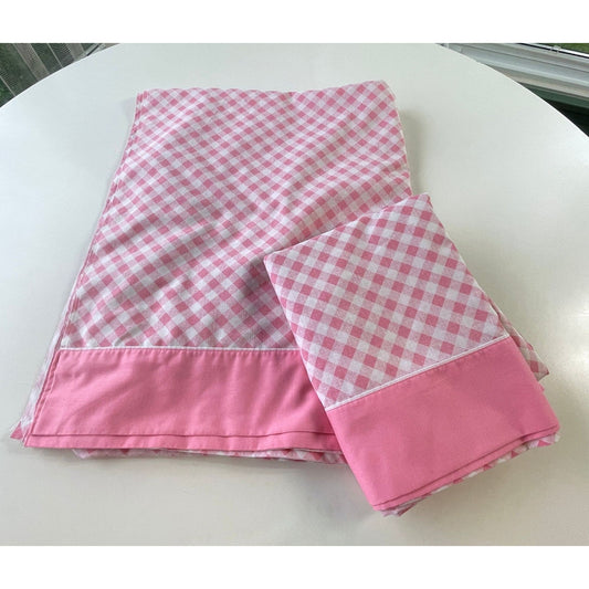Vintage 70s flat sheet, twin size, Dan River