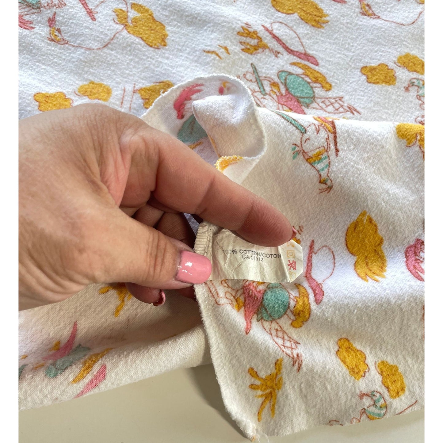 Vintage 60s baby blanket
