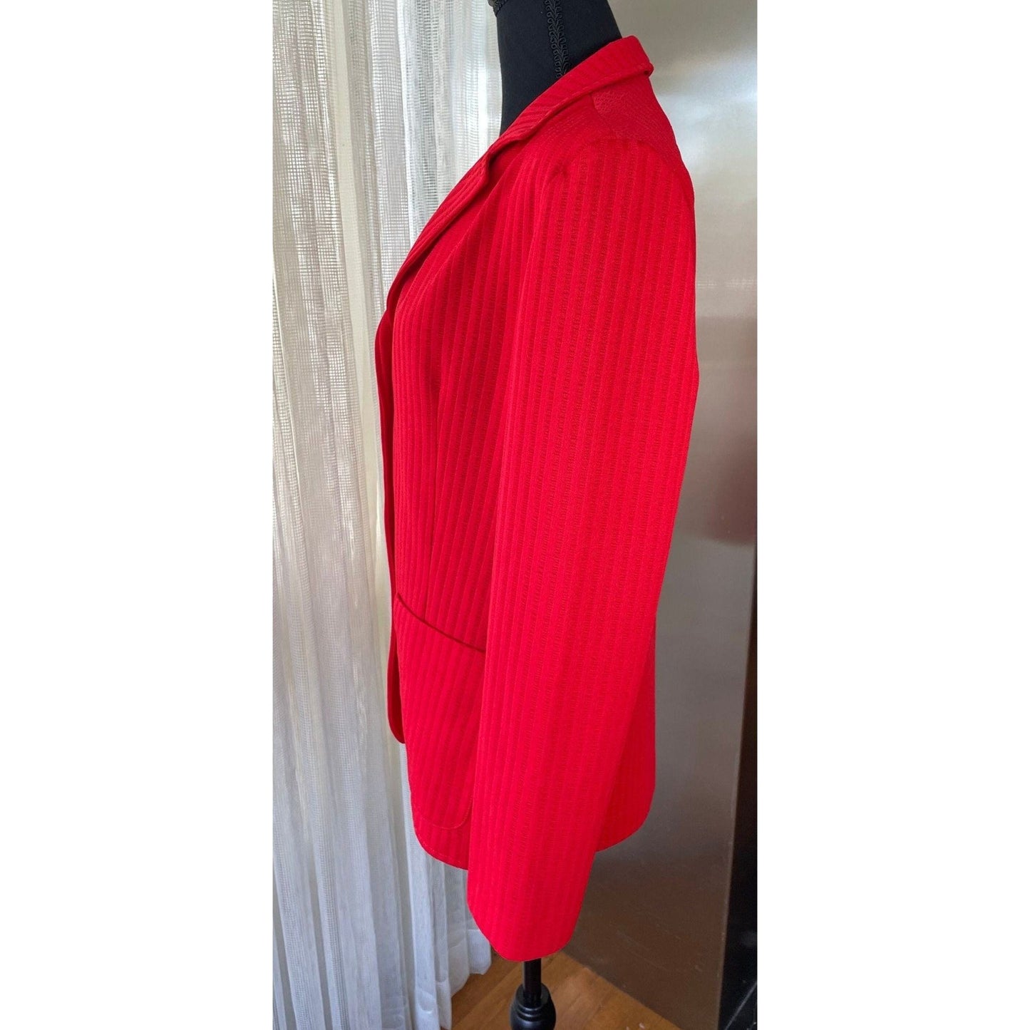 Vintage 80s blazer, red jacket, Hobnobber