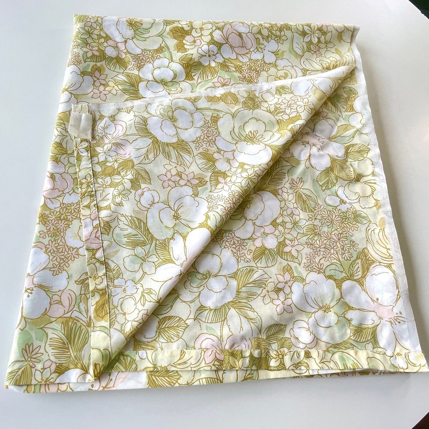 Vintage 70s King size flat sheet