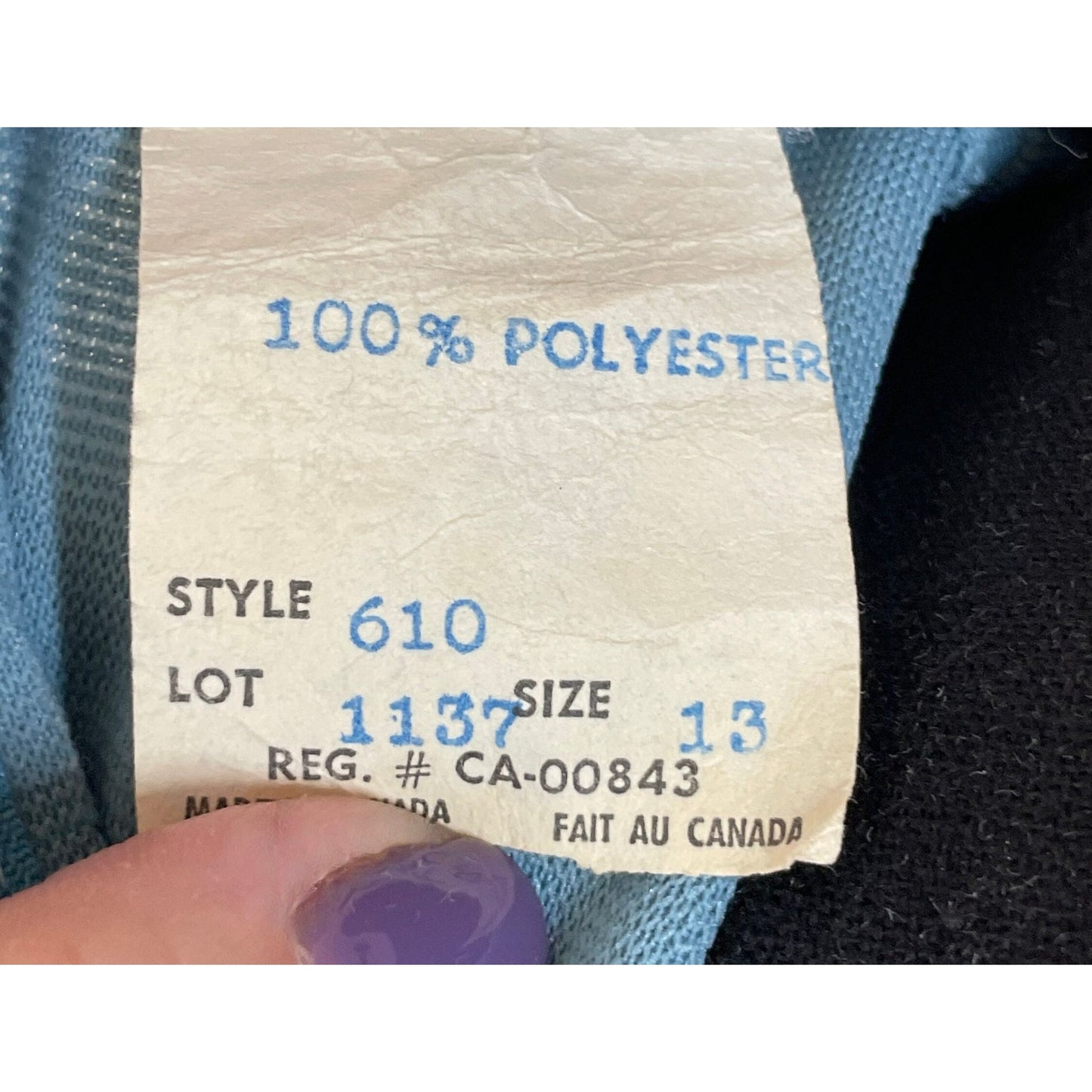 Vintage 1960s maxi dress, Parfaite Fashion, made in Canada