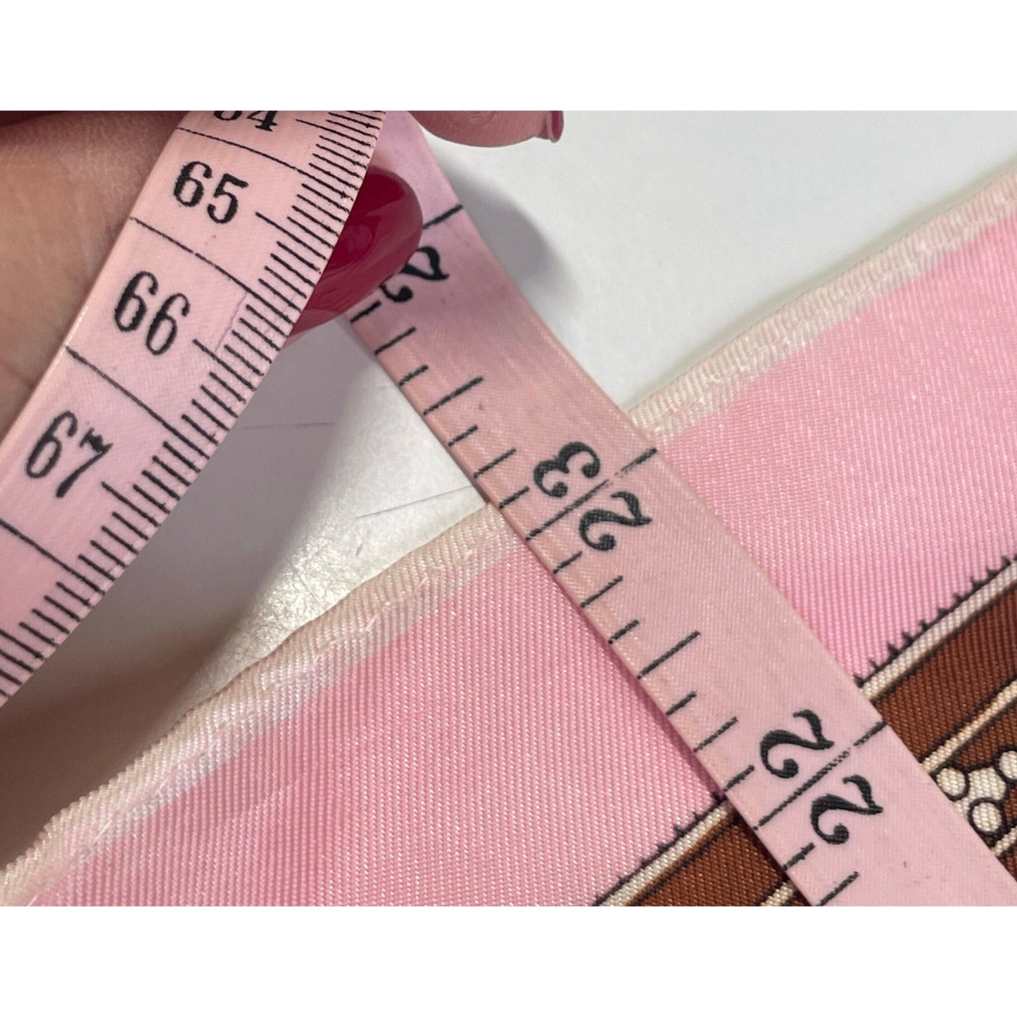 Vintage 1960s pink square scarf, Honey Original Japan