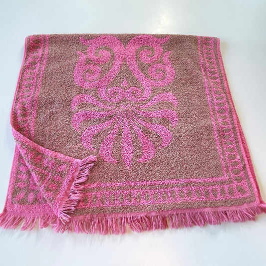 Vintage 70s hand towel, reversible