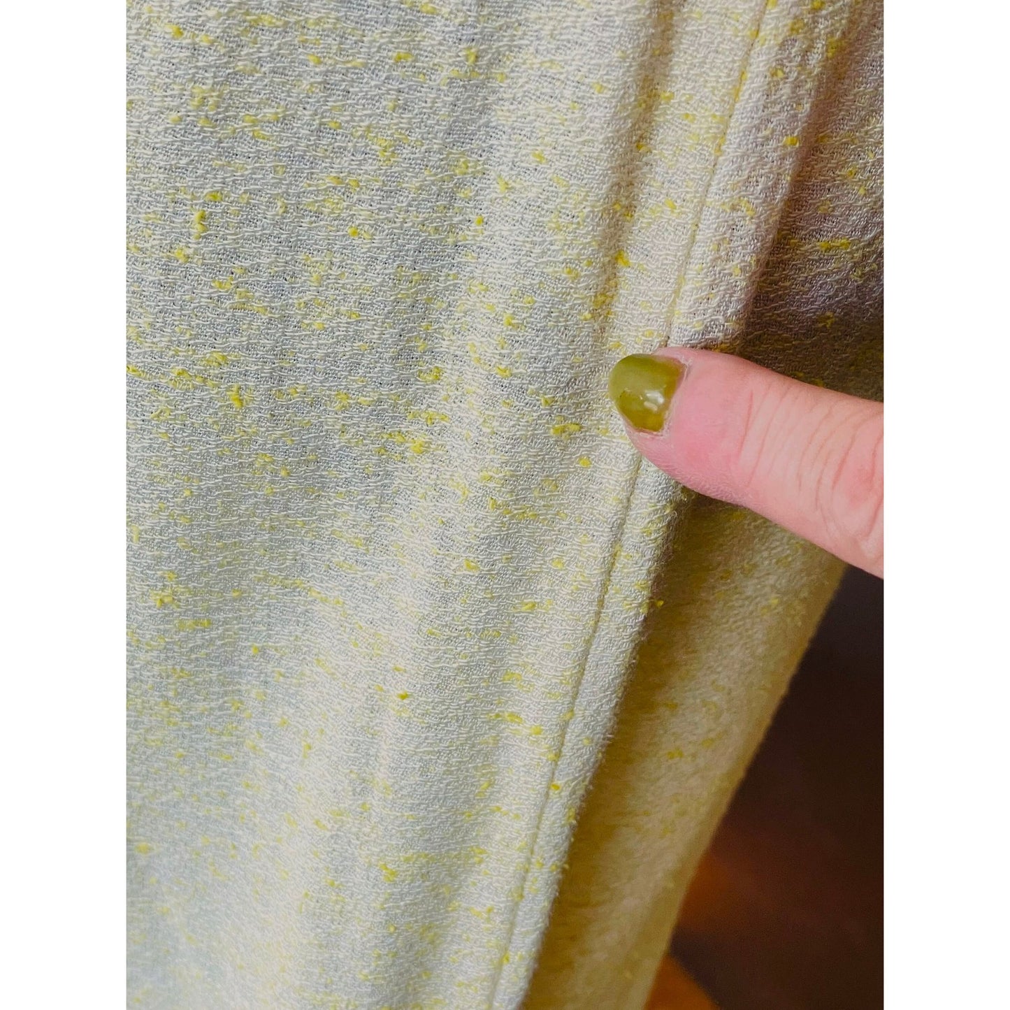 Vintage dress, 1940s buttery yellow, AlJean made in Canada