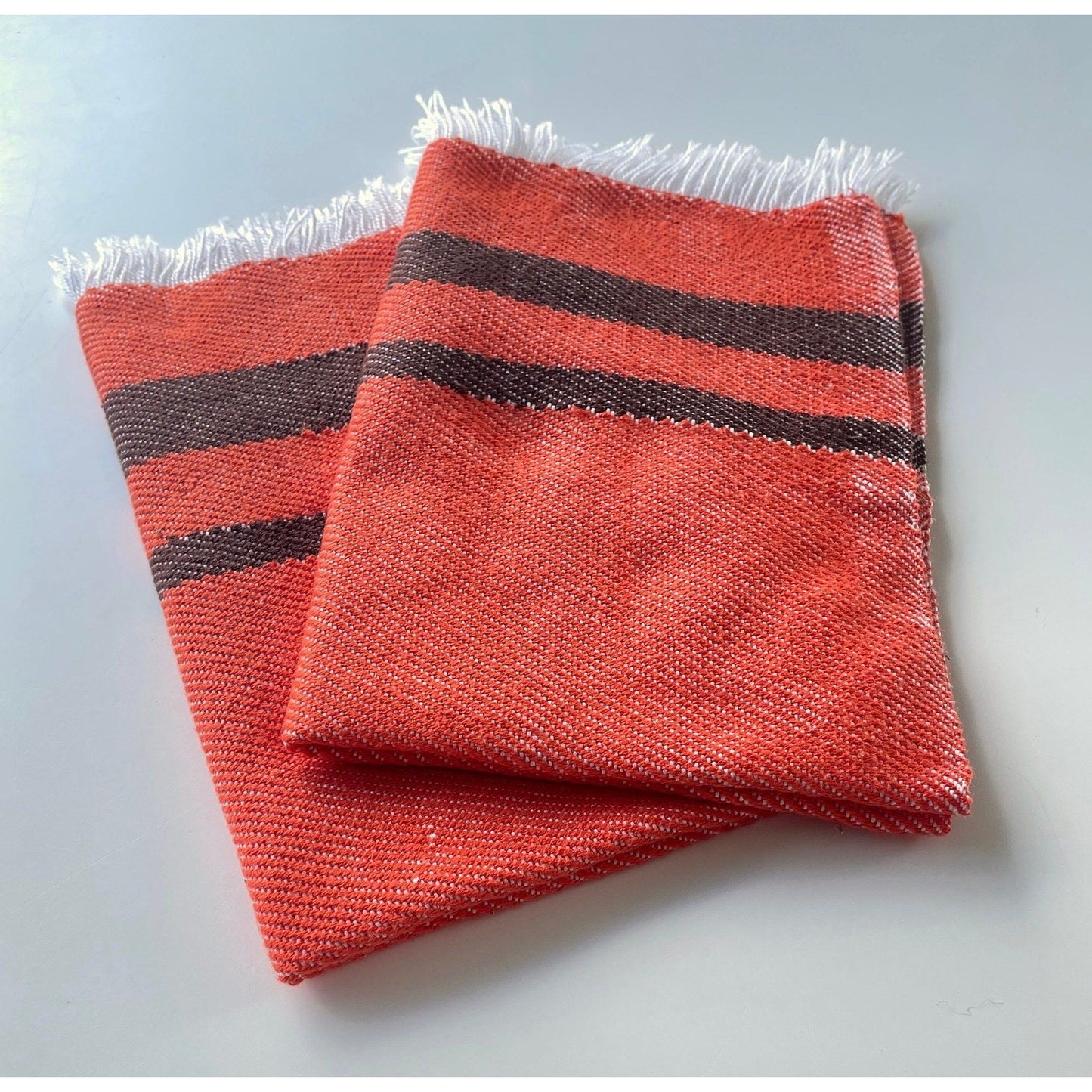 Vintage 80s placemats, 2 places setting